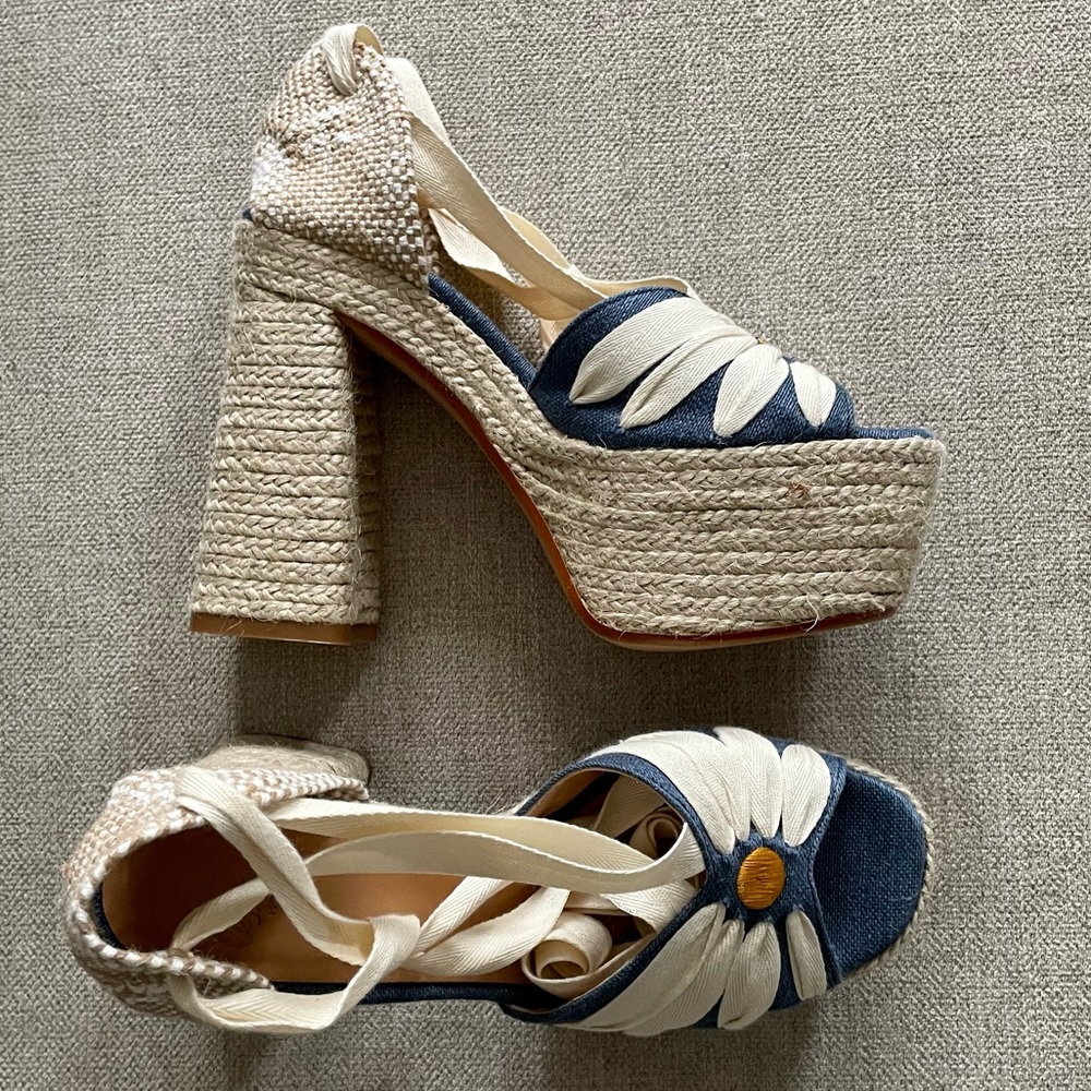 Like new Castañer daisy platform espadrilles - Picture 3 of 10